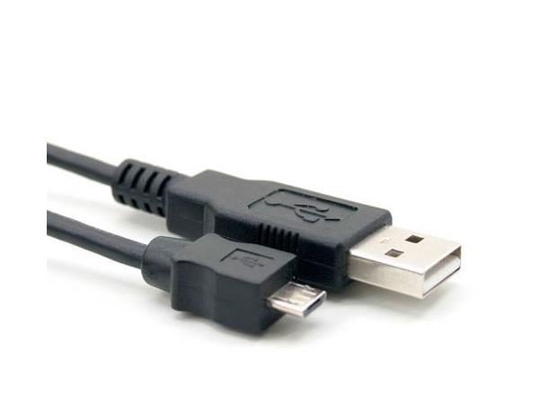 ACT USB2 Kabel A-MicroB -  0,5 m USB2 A til USB2 MicroB 28AWG Sort